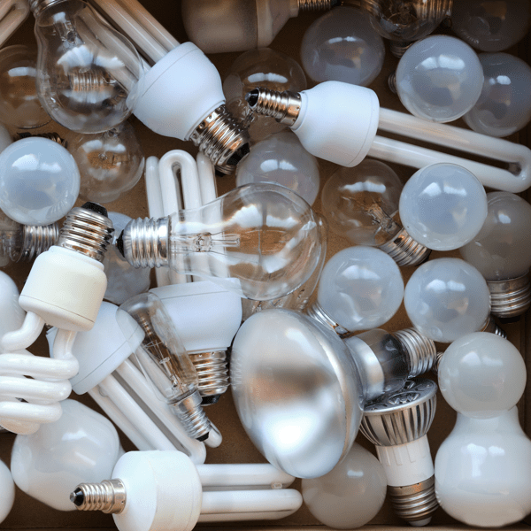 box with obsolete bulbs