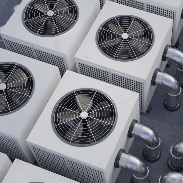 HVAC units (heating, ventilation and air conditioning).