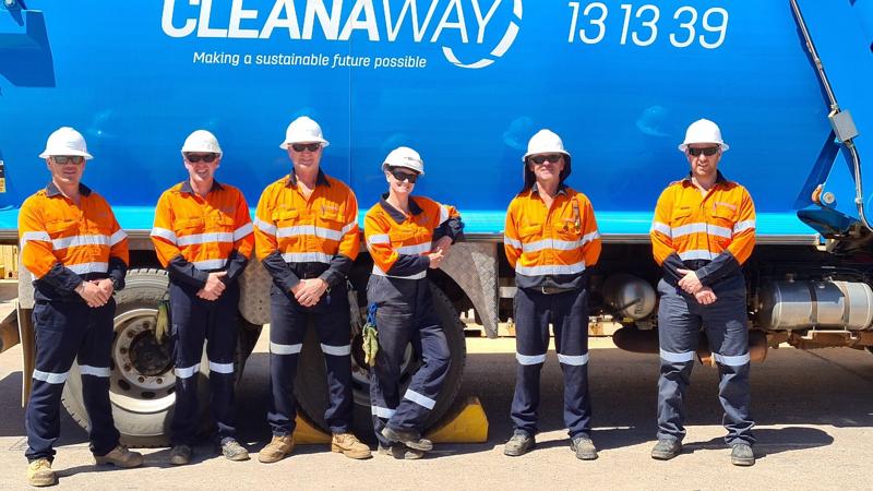 Cleanaway drivers