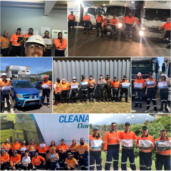 Cleanaway Daniels drivers team