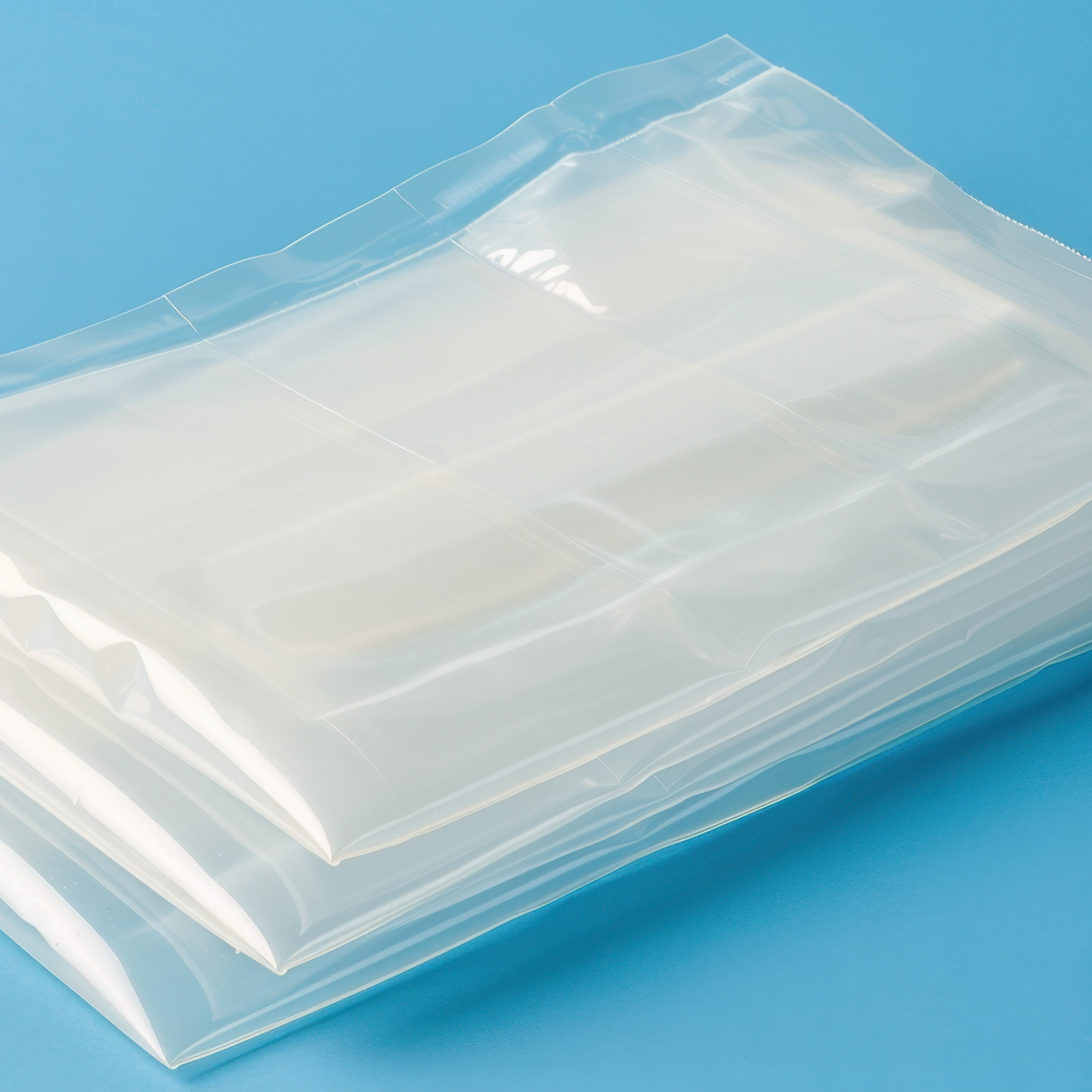 Low-Density Polyethylene (LDPE): LDPE is flexible and lightweight, often used in plastic bags, film wraps, and squeeze bottles. Its moisture resistance and flexibility make it useful for packaging and storage --chaos 15 --ar 16:9 --stylize 150 --v 6 Job ID: d468011f-8d0f-47d4-b640-7b5207de701e